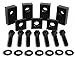 Jeep Wrangler JKU/JLU Black Delrin Plastic Rear Seat Recline Kit with Bolts and Washers primary