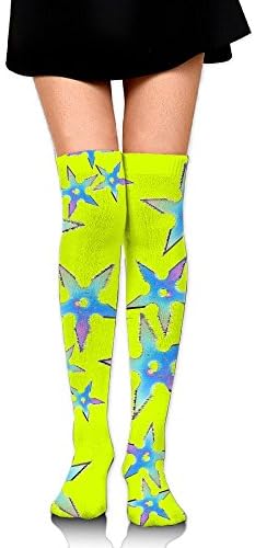 Shuriken Ninja Stars Women's Socks Durable Thigh Knee High Sock