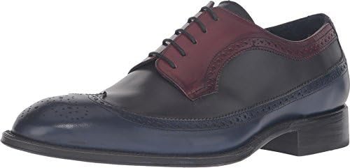 Messico Men's Doroteo Welt Navy/Dark Grey/Burgundy Oxford 11.5 M