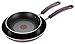 T-fal B131S2 Color Luxe Hard Titanium Nonstick Thermo-Spot Dishwasher Safe PFOA Free 8-Inch and 10-Inch Fry Pan Set Cookware, 2-Piece, Purple