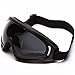 Minalo UV Protection Outdoor Sports Ski Glasses CS Army Tactical Military Goggles Windproof Snowmobile Bicycle Motorcycle Protective Glasses Ski Goggles (Grey)