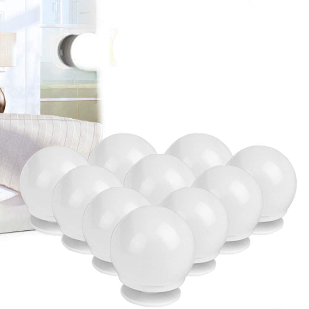 Luci Da Specchio Hollywood LOBKIN 10 Lampadine Dimmerabili Lampada da Specchio Cosmetico Lampada da Bagno LED Luce Dello per Trucco Fai da Te Apparecchio di Illuminazione con Dimmer e Alimentatore USB