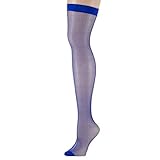 Isadora Paccini Women's Neon Fishnet Thigh High Stockings
