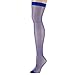 Isadora Paccini Women's Neon Fishnet Thigh High Stockings