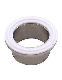 dernord Tri clamp Junta de PTFE (teflón) Junta tórica 6 inch estilo se adapta a OD sanitaria 168 Tubo Weld abrazadera