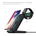 Wireless Charger Stand Compatible with Apple Watch 4/3/2/1, Fast Wireless Charging Station Dock add QC3.0 Adapter Replacement for iPhone XS/XR/XS Max/8,Galaxy S9/S8/S7/Note 8 and All Qi-Enabled Phones