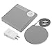 Wireless Charger, BFEIZHU 10W Fast Wireless Charging Pad for iPhone X/8/8 Plus/Samsung Galaxy S5/S6/Note 3 and All Qi-Enabled Phones (QC2.0 Adapter Included) (Gray)