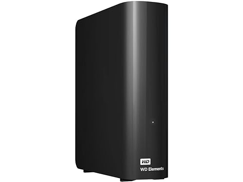 WD 20TB Elements Desktop External Hard Drive, USB 3.0 drive for plug-and-play storage - WDBWLG0200HBK-NESN