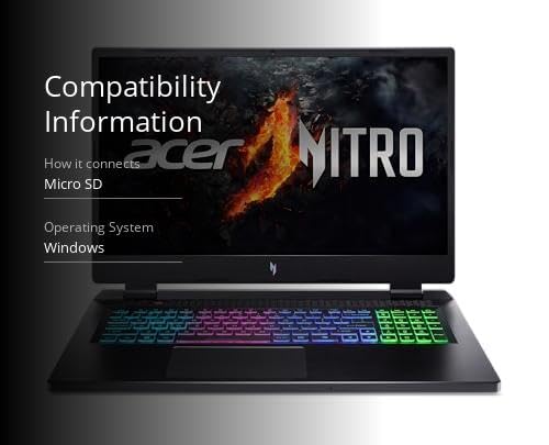 Acer Nitro 17 Gaming Laptop | Intel Core i7-14650HX | NVIDIA GeForce RTX 4060 Laptop GPU | 17.3