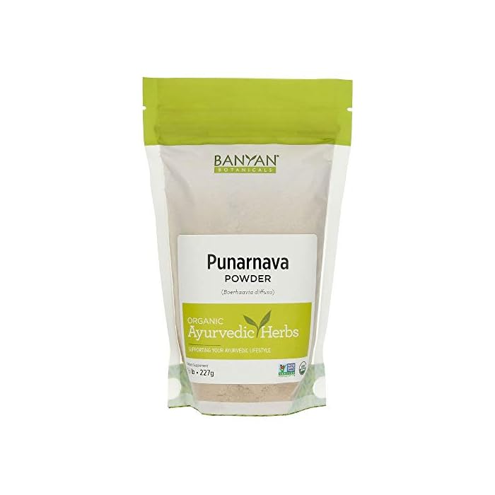 Banyan Botanicals Organic Punarnava Powder – Boerhavia diffusa – for Weight Management, Liver & Kidney Support & More…