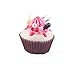 Dream Travel Pack of 6 Simulation Small Cream Cupcake Artificial Fake Cake Model Desert Food Kids Toy Home Kitchen Party Decoration Store Market Display Photography Props, Color Random