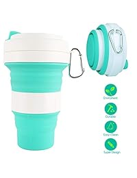 Idealife 2018   Taza plegable de silicona con tapa