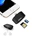 Difini SD Card Reader,with Lightning Micro SD\TF Memory Card Trail Game Camera Reader for Apple iPhone iPad IOS External Storage Memory Expansion Adapter (Black)