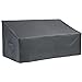 Patio Watcher 2 Seater Patio Loveseat Cover,Durable and Waterproof Outdoor Sofa Cover,Lawn Patio Furniture Covers with Secure Buckle Straps-Grey-58 L x 32.5