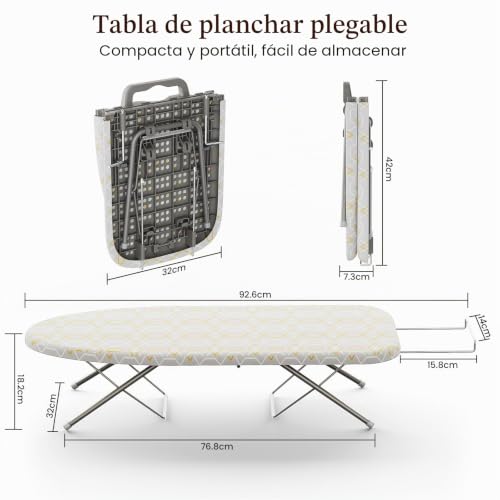 Shrivee Small Folding Ironing Board Space Saving Folding Ironing Board