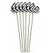 amscan The Party Continuous 60th Birthday Party Molded Candle on a Stick Decoration, Pack of 6, Multi, 9 1/2
