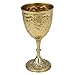 Design Toscano The King's Royal Chalice Cup, 6 Inch, Embossed Brass,8 Fluid Ounces