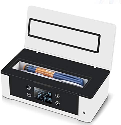 ポータブルインスリンクーラー小医学冷蔵庫 Ledディスプレイ バッテリーとusb冷蔵庫 車のための