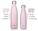 MIRA Stainless Steel Vacuum Insulated Water Bottle | Leak-proof Double Walled Cola Shape Bottle | Keeps Drinks Cold for 24 hours & Hot for 12 hours (Rose Pink, 25 oz (750 ml, 0.8 qt))