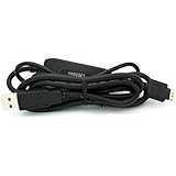 USB Cable Charger Power Wire Data Sync Cord Black for at&T LG Shine CU720