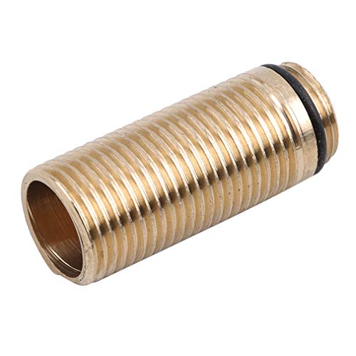 SOURBAN Faucet Pipe Fitting Garden Threaded Water Pipe Adaptor Faucet Hoses Coupling Adapter,Copper 2,3.35inch