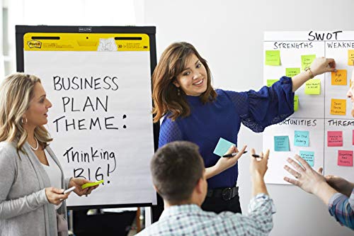 Post-it Super Sticky Easel Pad, 25 x 30 Inches, 30 Sheets/Pad, 2 Pads, Large White Premium Self Stick Flip Chart Paper, Super Sticking Power (559) (Certified Refurbished)