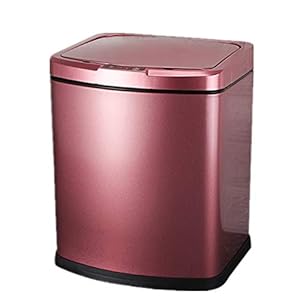 JenLn Container met recycling 5L capaciteit roestvrij staal intelligente inductie Trash Can keuken woonkamer creatieve…