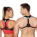 Netynovis Posture Corrector For Women And Men - Upper Back Brace For Pain Relief From Neck, Back and Shoulder - Adjustable Clavicle Brace