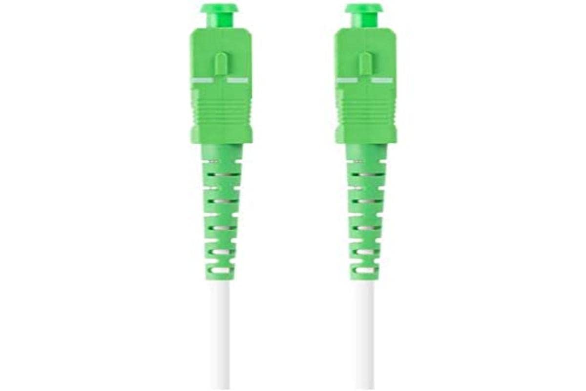lanberg FIBER PLATIGUE 5M MONO SC/APC-SC/APC SIMPLEX G657A2 LSZH WHITE
