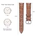 Vetoo Leather Watch Bands, 24mm 22mm 20mm 18mm 16mm Quick Release Classic Genuine Leather Replacement Strap, Wristband for Men and Women