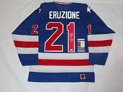 mike eruzione signed jersey