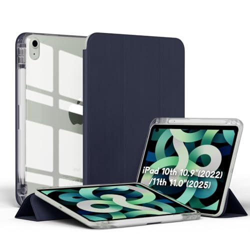 iPad 10th 11th Gen Case with Stand Blue