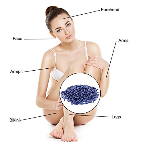 image for Karlash Wax Warmer Hair Removal Kit with Hard Wax Beans and Wax Applic