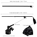 Lightdow 200W Photographic Equipment Adjustable Overhead Lighting Boom Arm Soft Box Kit(Model Number: LD-TZ008)