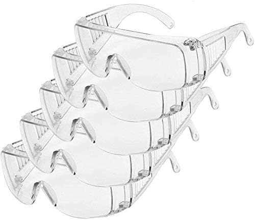 Goggles Safety Protective Goggles, Dust-Proof Anti Fog Breathable Lab Clear Safety Glasses,Splash Goggles,Medical Surgical Goggle for Unisex Use (1)