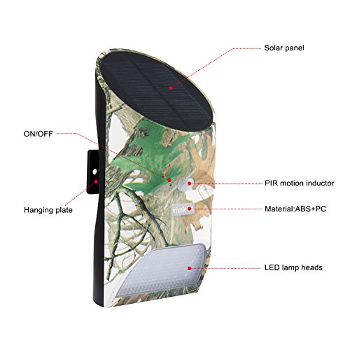 Feeder Hog Light Vizzlema Outdoor Solar Feeder Light for hunting with