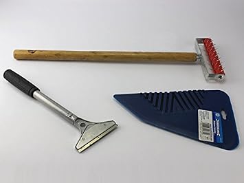 Tapezier Set Tapeten Stachel Walze Perforierer Entfernen Loser Schaber Glatter Amazon De Baumarkt