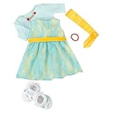 Our Generation Deluxe Retro Outfit - Blue Lace Dress