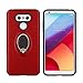 LG G6 Case,SUSAA Hybrid Defender 360 Degree Metal Ring Holder Kickstand Full Body Protection Phone Cover Case for LG G6 (2017) (Red)