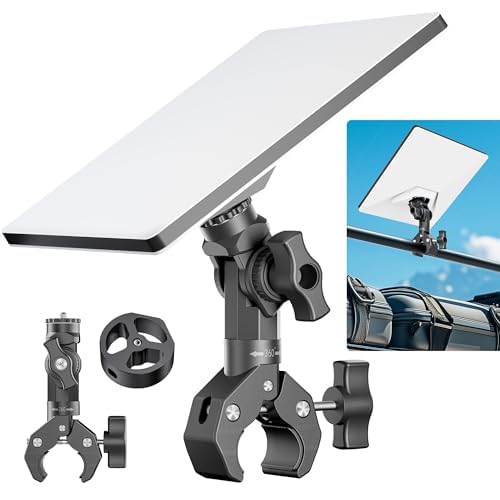 Photo 1 of [2025 New Version] Starlink Mini Mount - Upgraded Non-Spherical Joints Adjustable Clamp Mount for RV Yacht Camper, Starlink Mini Accessories with 2025 Pipe Adapter,SPX-04176000-501