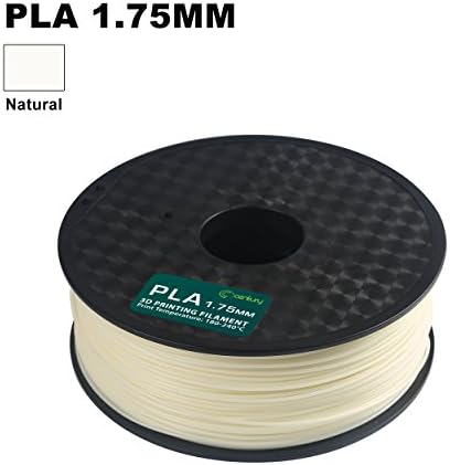 Century 3D PLA-1KG 1.75-NATURAL PLA 3D Printer Filament, Dimensional Accuracy +/- 0.05 mm, 1 kg Spool, 1.75 mm, Natural