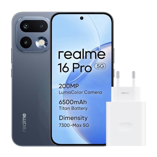 Smartphone 16 Pro 5G 256GB 8GB Pebble Grey INT+NFC RMX5120 EU AMZ