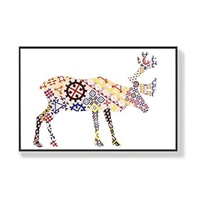 for Living Room Bedroom Cute Animals Framed for