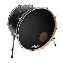 Evans EQ3 Resonant Black Bass Drum Head, 22 Inch
