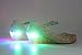 Jelly Sandal for Girls with LED Light Heel Princess Girls' Sparkle Dress Up Cosplay Heel Jelly Shoes Size 11 Yellow