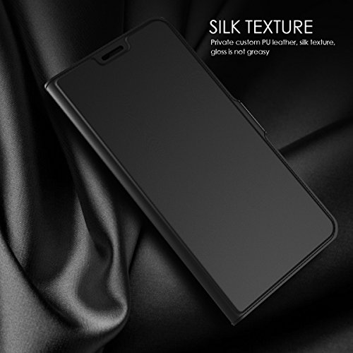 Scheam iPhone Xr Card Holder Case, iPhone Xr Wallet Case Slim, iPhone Xr Folio Leather case Cover Shockproof Case with Credit Card Slot, Durable Protective Case Compatible with iPhone Xr (Black) - Thumbnail 7
