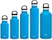 Simple Modern 32oz Ascent Water Bottle - Stainless Steel Hydro Swell Flask w/Handle Lid - Metal Double Wall Vacuum Insulated Blue Reusable Tumbler Aluminum 1 Liter Cold Leak Proof - Sky