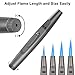 WIOR Torch Lighter, Refillable Butane Lighter Multipurpose Candle Lighter Windproof Lighter Adjustable Portable Flame Lighters for Cigar Grill BBQ Candle Camping Gift Box (Butane Gas Not Included)thumb 2