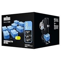 (Genuine Product) Brown Cleaning Liquid, 8 Pieces Shaver, Alcohol, CCR8 (Amazon.co.jp Exclusive)