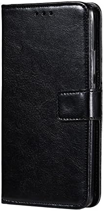 Lenovo Phab 2 Case, Flip Leather Case With Card Holder, Built-in Stand, Shockproof for Lenovo Phab 2 PB2-650N 6.4 Inch By taoyunxi (Black)